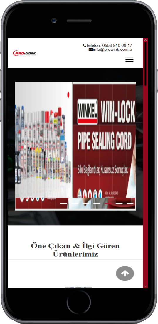 PROWiNK – Sənaye və Avtomobil Məhsulları üçün E-Kataloq Platforması Mobile